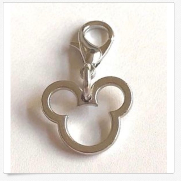 Vintage Mickey Mouse Ears Charm Disney Zipper Pull Purse Charm Icon Clip On - Picture 2 of 10